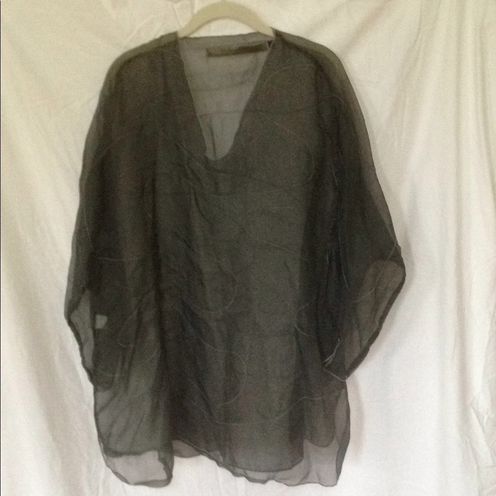 Women's sheer tunic